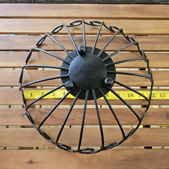 Black Metal Fruit Bowl - Picture 4 of 4